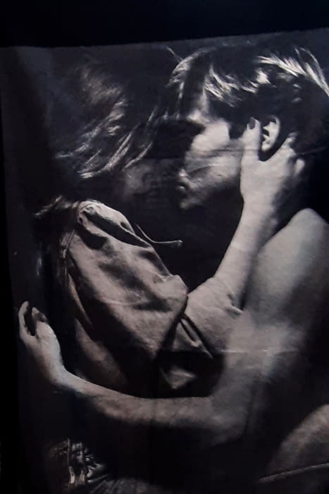 Toalla de playa negra in love - 1