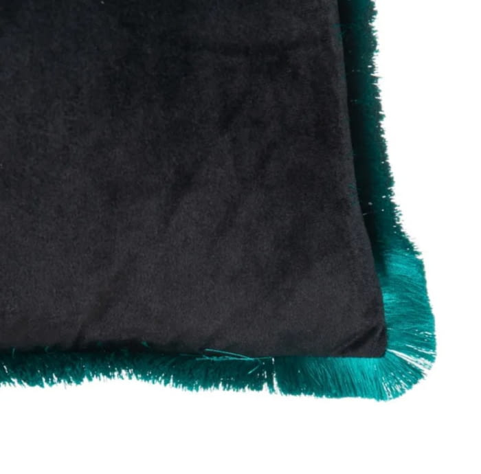 Cojín pavo real verde agua 45 x 45 - 2