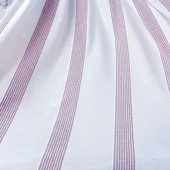 SÚPER OFERTA!!! Tela visillo rayas granates 300 - 4