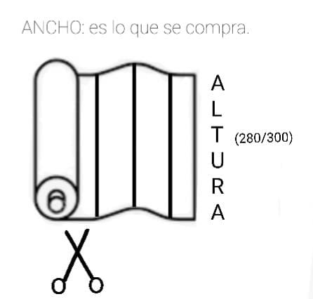 SÚPER OFERTA!!! Tela visillo rayas granates 300 - 5