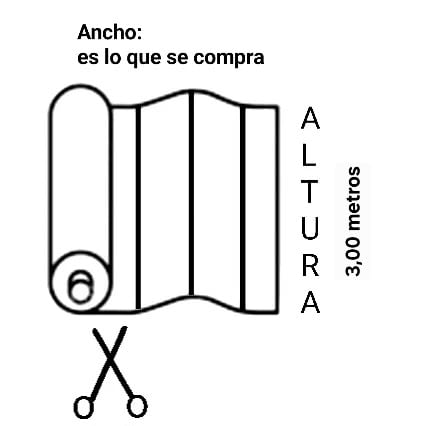 SÚPER OFERTA!!! Tela visillo rayas granates 300 - 6