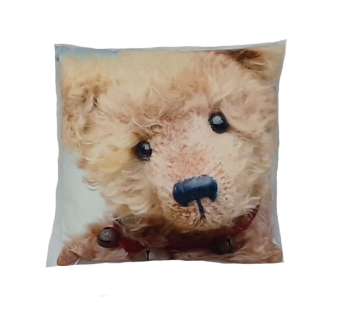 Cojines bebe osito peluche cascabel 34 x 34