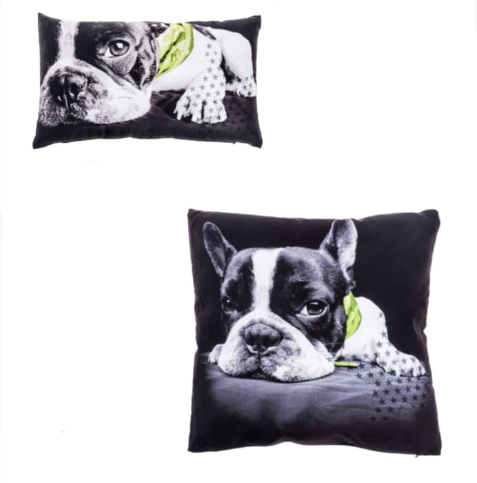 Cojines Bulldog verde