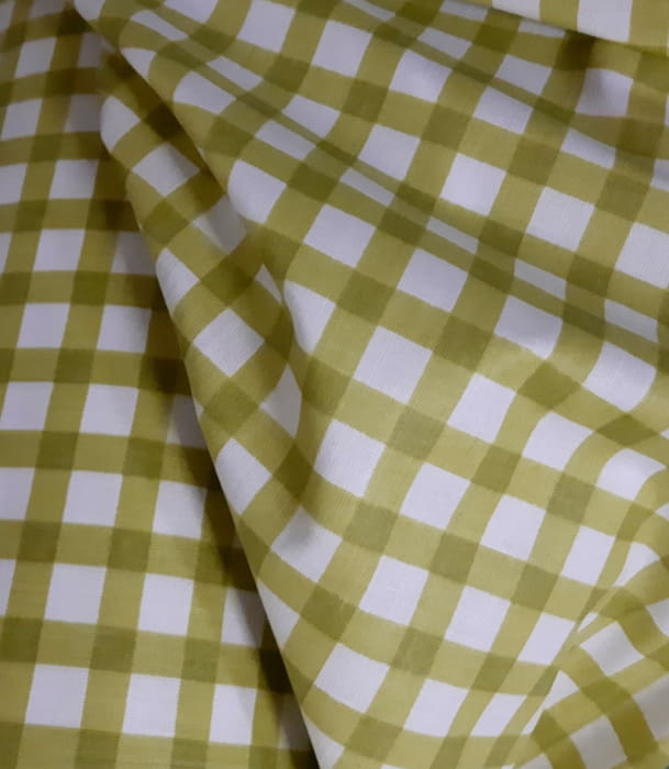 Tela cuadros verde 2,80 m.!! - 2