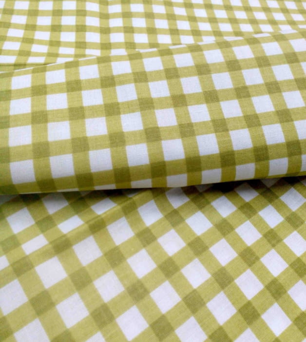Tela cuadros verde 2,80 m.!! - 3