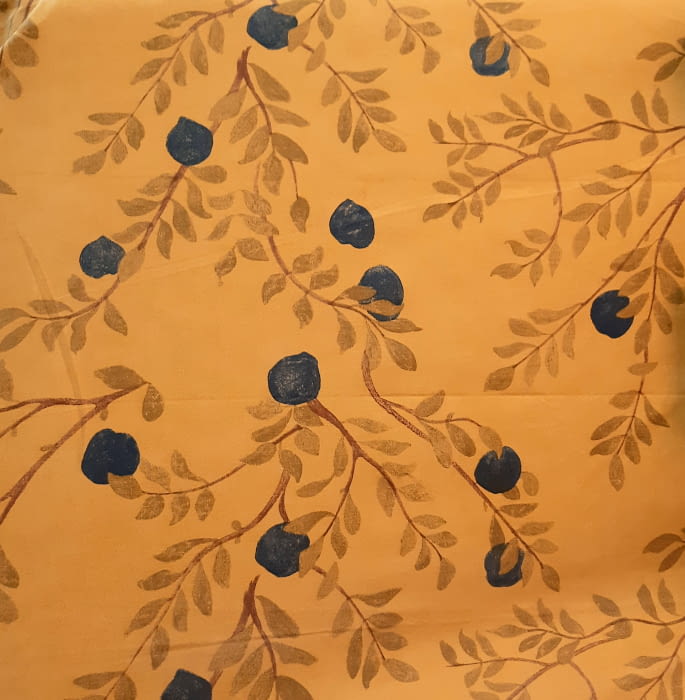 Tela Cretona ocre 150