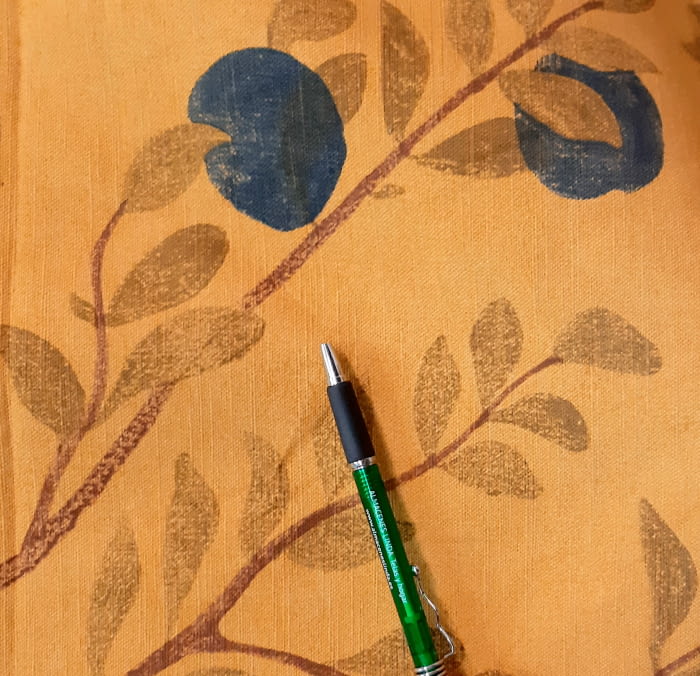 Tela Cretona ocre 150 - 2