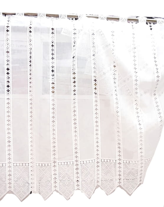 Tela visillo holandés confeccionado altura 95