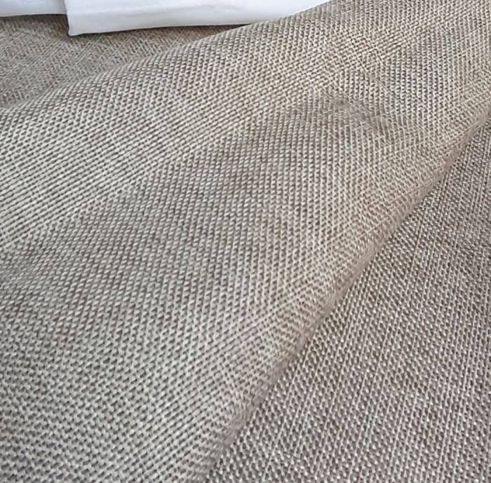 Telas retales visillo Capri tostado