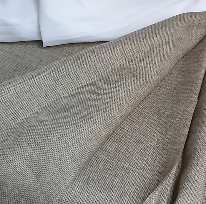 Telas retales visillo Capri tostado - 3