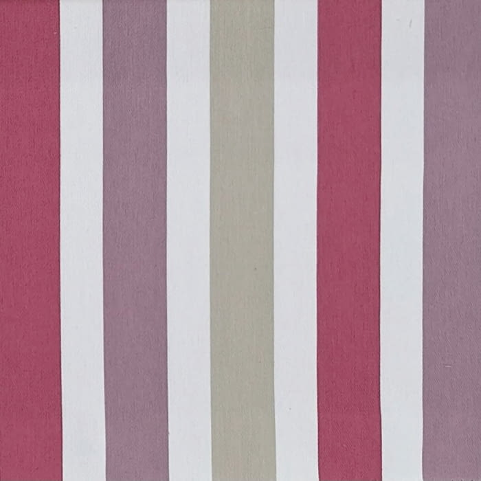 Tela Quebec rayas frambuesas y malvas 280 - 2