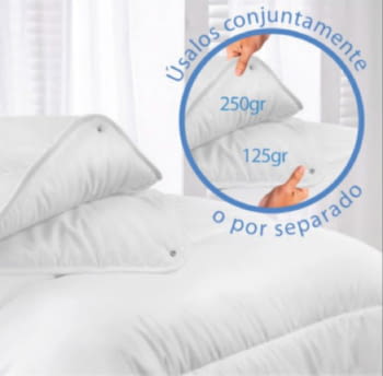 Relleno nórdico DÚO (125 + 250) cama 150 - 1