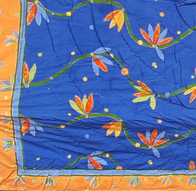 Boutie acolchado India azulón cama 80/90 - 1