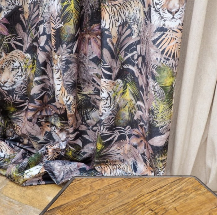 Tela aterciopeladas Tigres 140 - 5