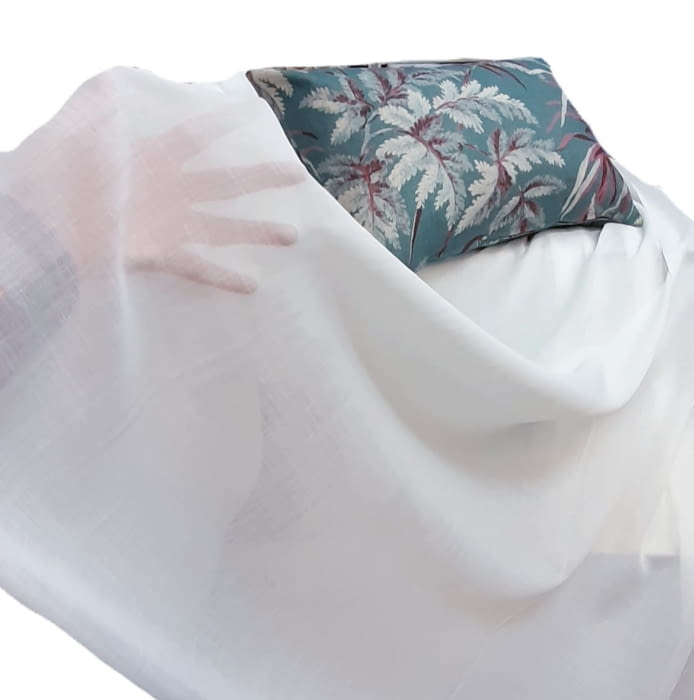 Tela Visillo vaporoso blanco 300 - 4