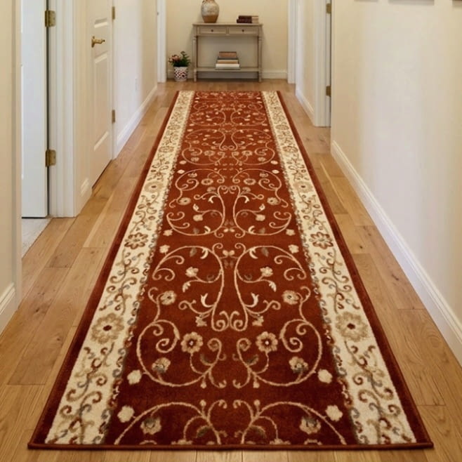 Alfombra pasillero teja 67 x 270