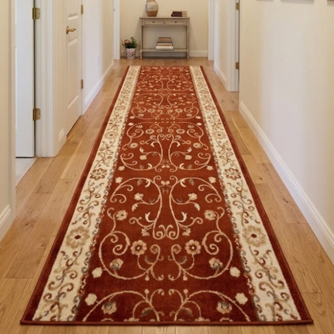 Alfombra pasillero teja 67 x 270