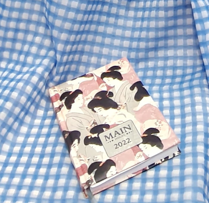 Tela Visillo voile cuadritos azules - 1