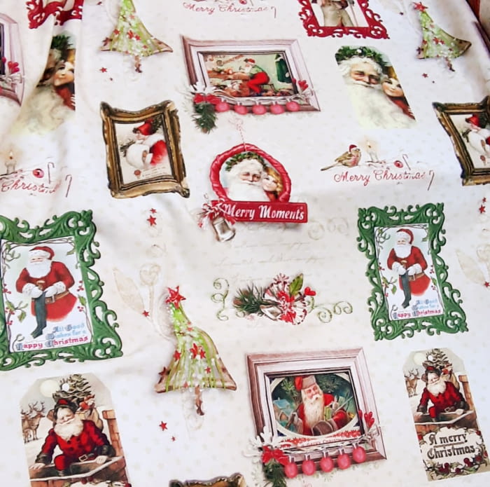Tela loneta Navidad Papá Noel 280 - 1