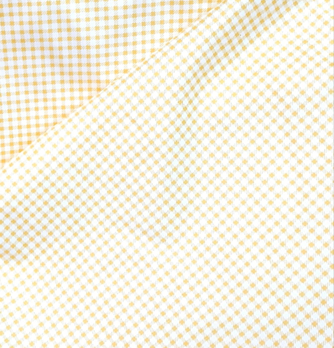 Tela cuadritos amarilla - 2