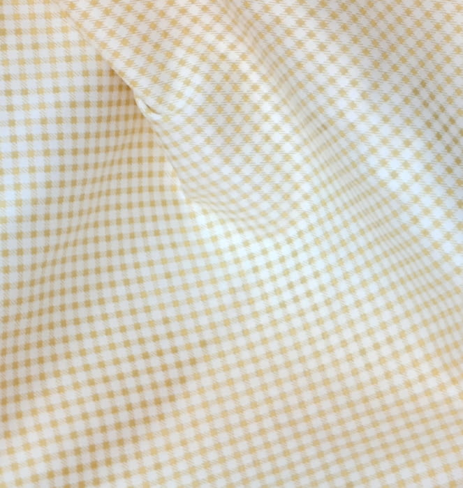 Tela cuadritos amarilla - 3