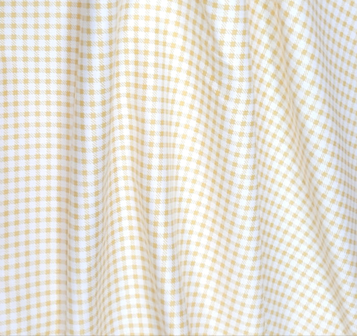 Tela cuadritos amarilla - 4