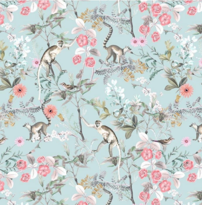 Tela turquesa lemur 280 - 1