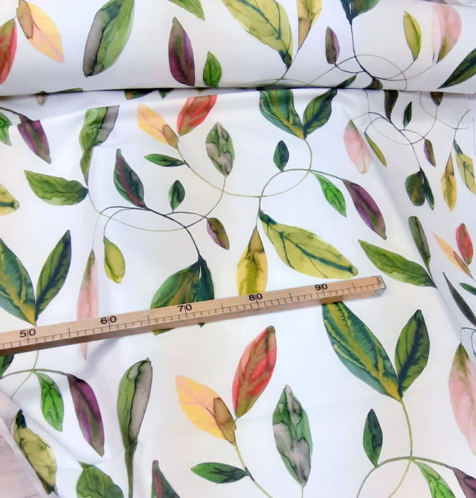 Telas hojas colores - 3