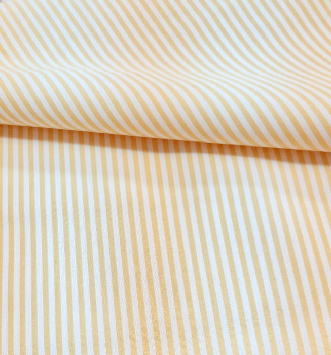 Tela Vichy raya amarilla - 2