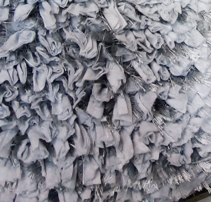 Alfombras pelo gris 60 x 110 - 1