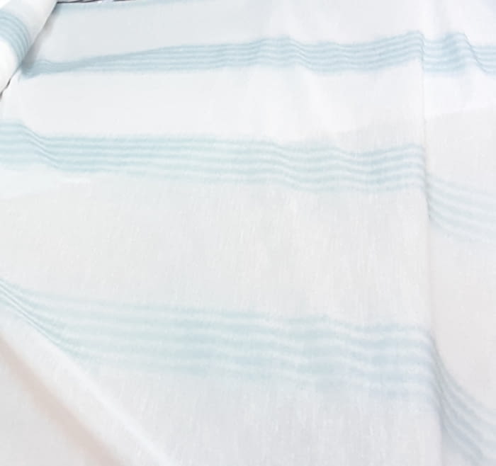 Tela visillo rayas azules 300 - 1