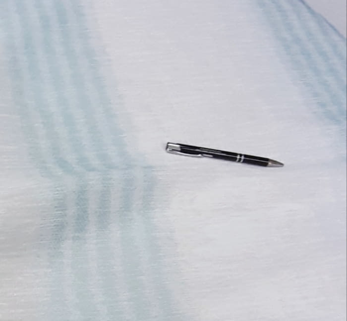 Tela visillo rayas azules 300 - 3