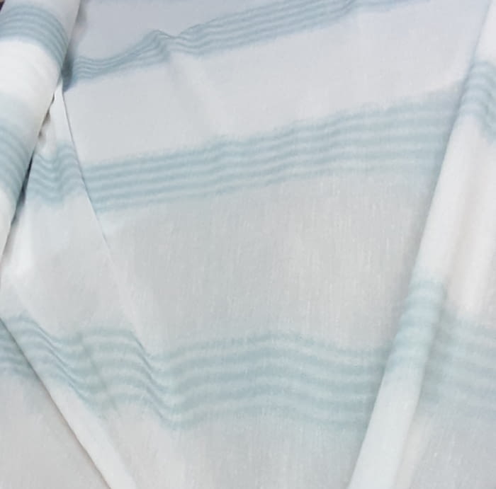 Tela visillo rayas azules 300 - 5