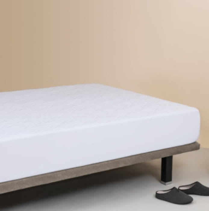 Cubrecolchón impermeable guateado Aloe Vera - 1