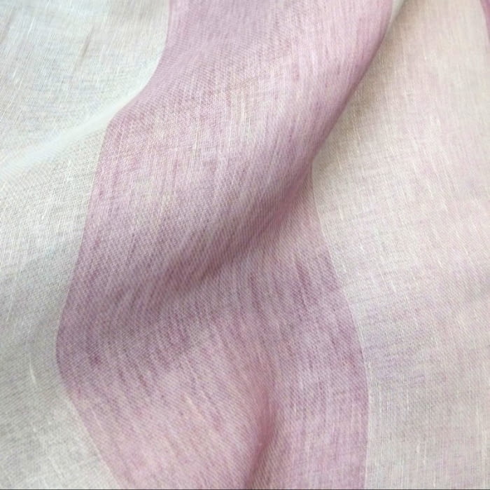 Tela Visillo lino malva - 3