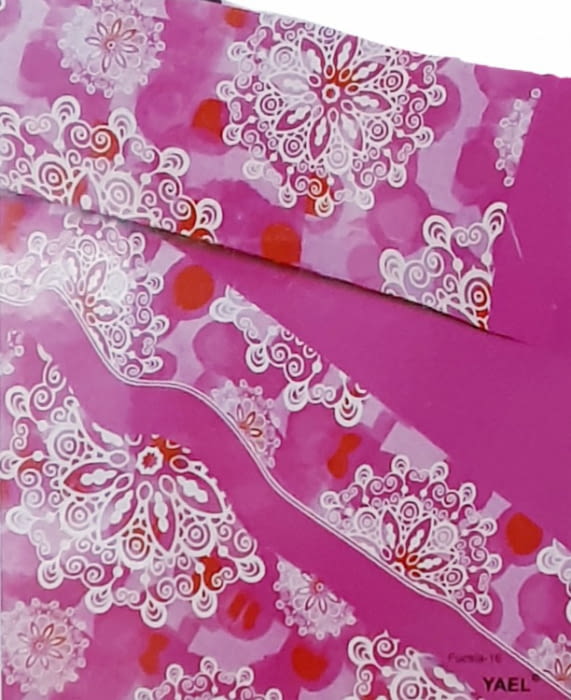 Juego de sábanas fucsia. Cama 150 - 1