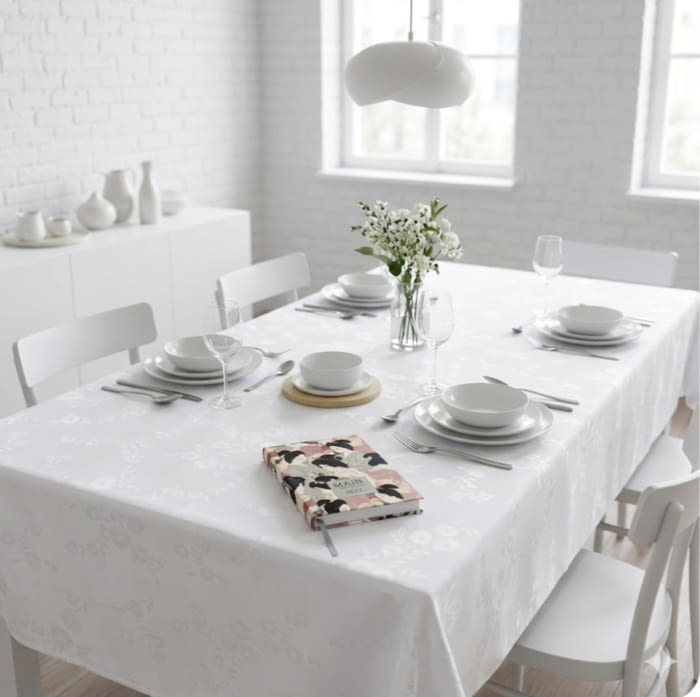 Tela adamascada flores 140 - 6