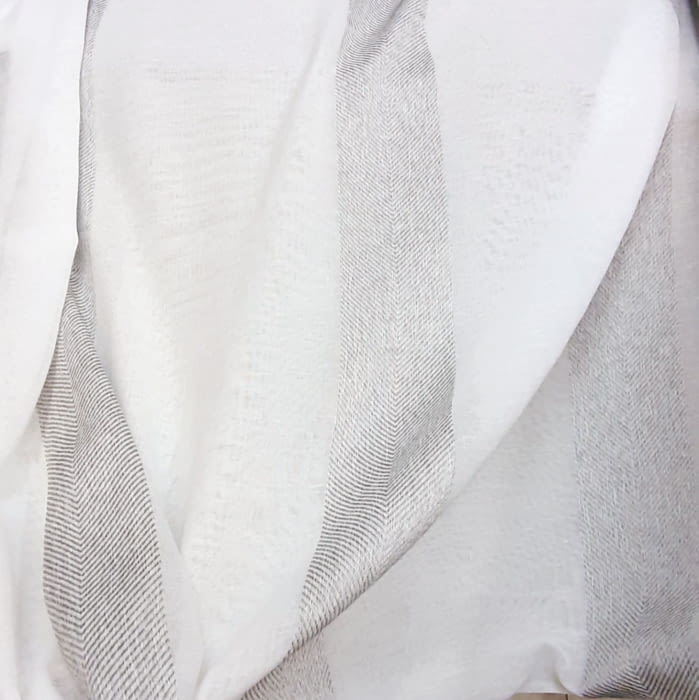 Tela visillo espiga gris 300