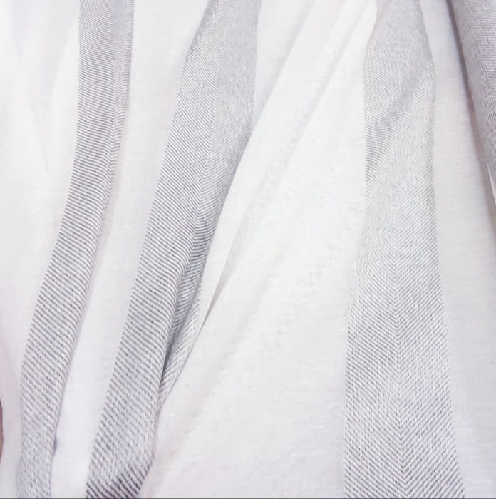 Tela visillo espiga gris 300 - 1