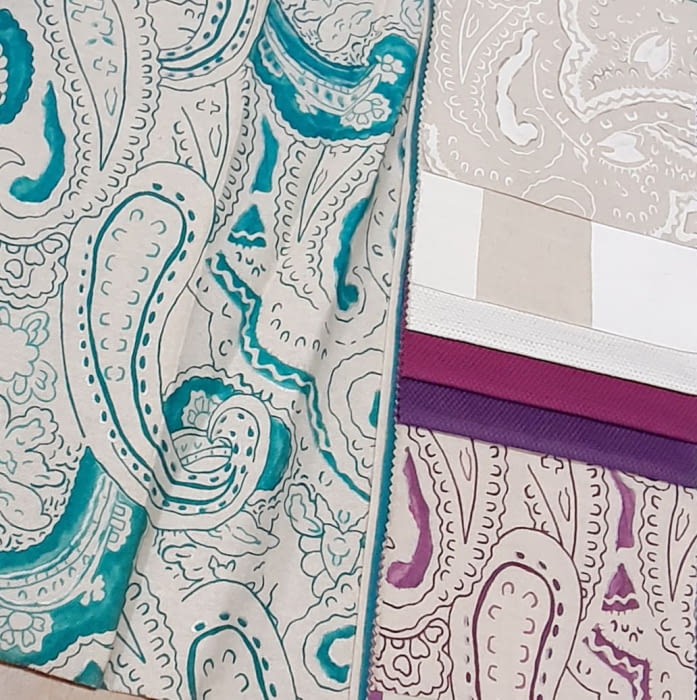 Telas lonetas dibujos Vintage 280