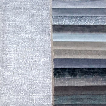 Telas lisas tapicería trama gris azul. 140