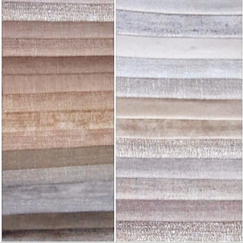 Telas de tapicería lisa con trama tonos beige.  140