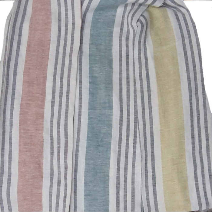 Telas visillos rayas lino 320 - 4