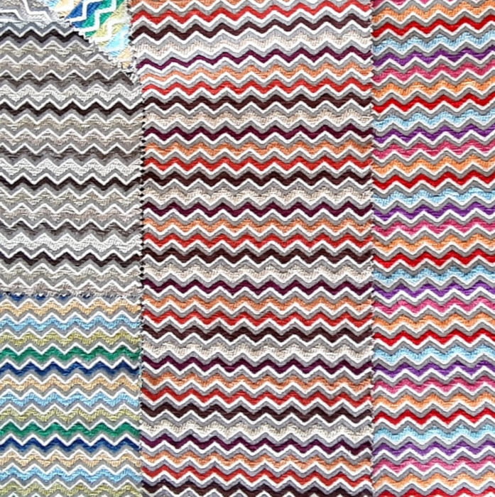 Telas tapicería chenilla zig zag 280 - 6