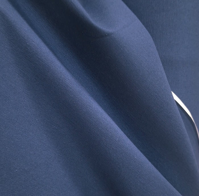 Tela por metros Loneta azul arándanos