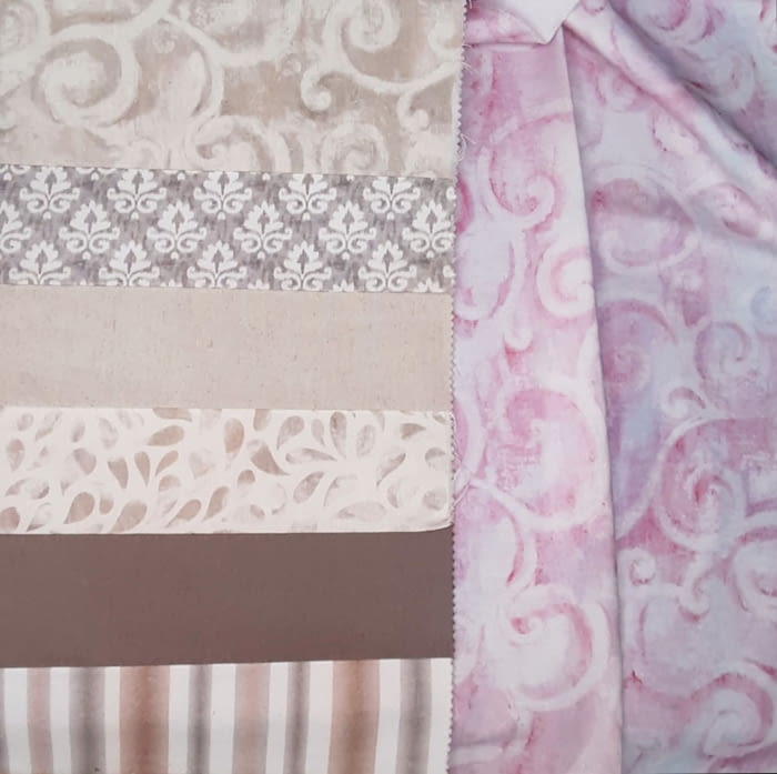 Telas loneta estampados acuarela 280 - 5