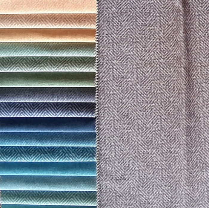 Tela tapicerías aterciopeladas turquesa y rosa 140 - 2