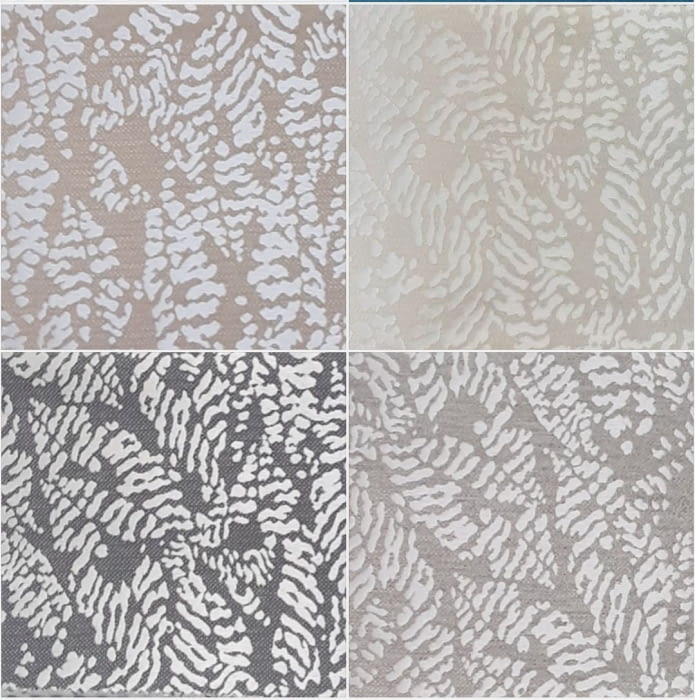 Telas jacquard huellas África 280