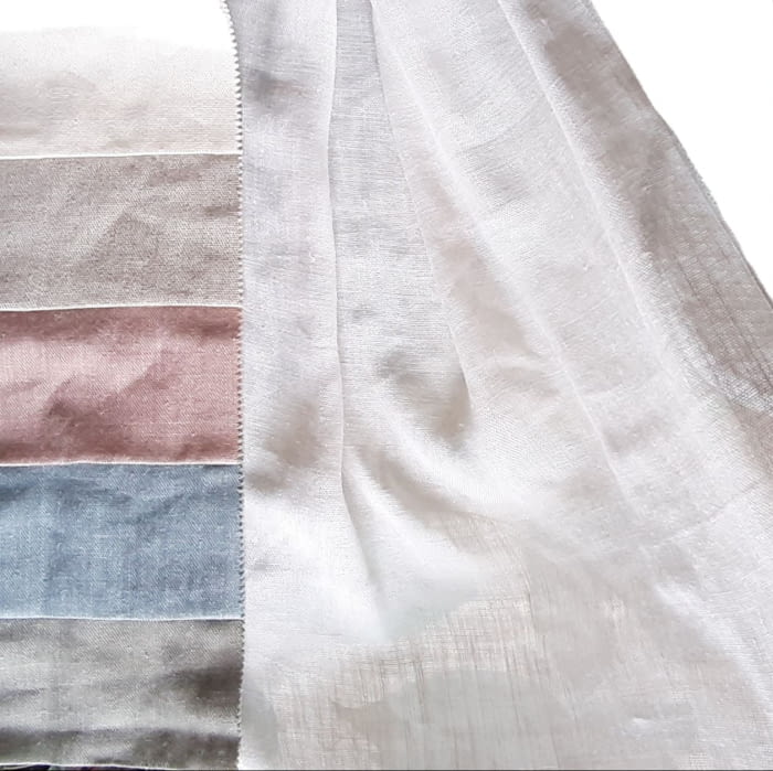 Telas visillos 80% lino 310 - 2