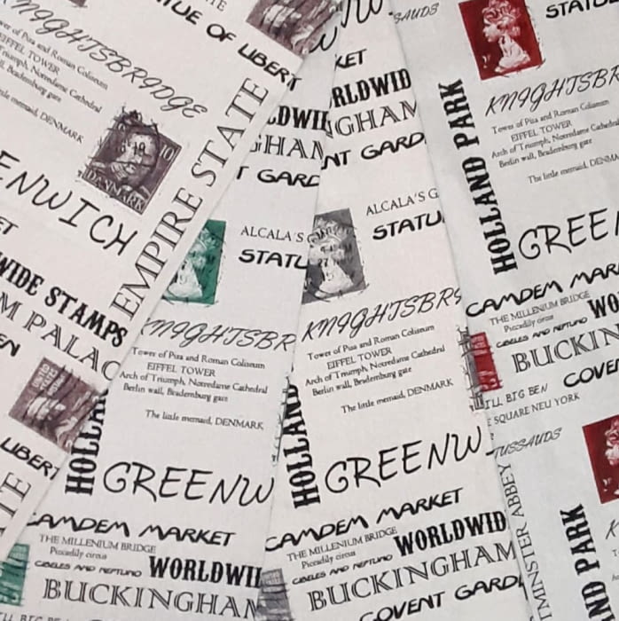 Telas lonetas periódico 280 - 5